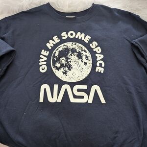 Mighty Fine Dark Blue Sweatshirt Crewneck